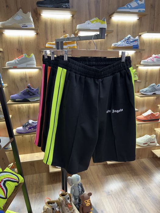 Шорти Palm Angels Track Shorts Logo Off-White Supreme Bape Vetements