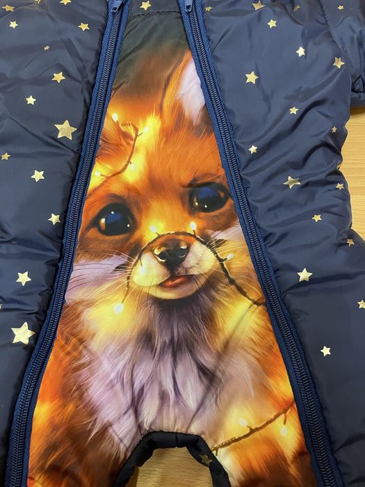 Зимовий дитячий комбінезон з конвертом