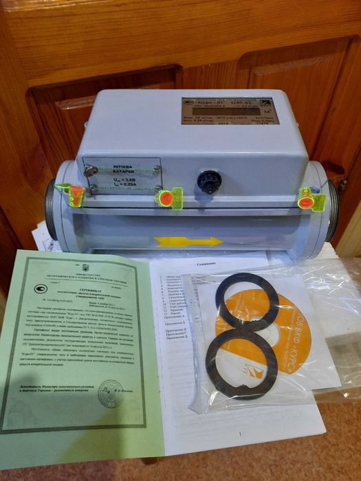 Продам счетчик(лічильник)газовый ультразвуковой Курс-01 G40A1.