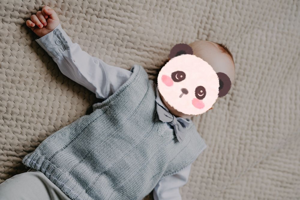 Komplet do chrztu dla chłopca firmy sweterki Małgosia