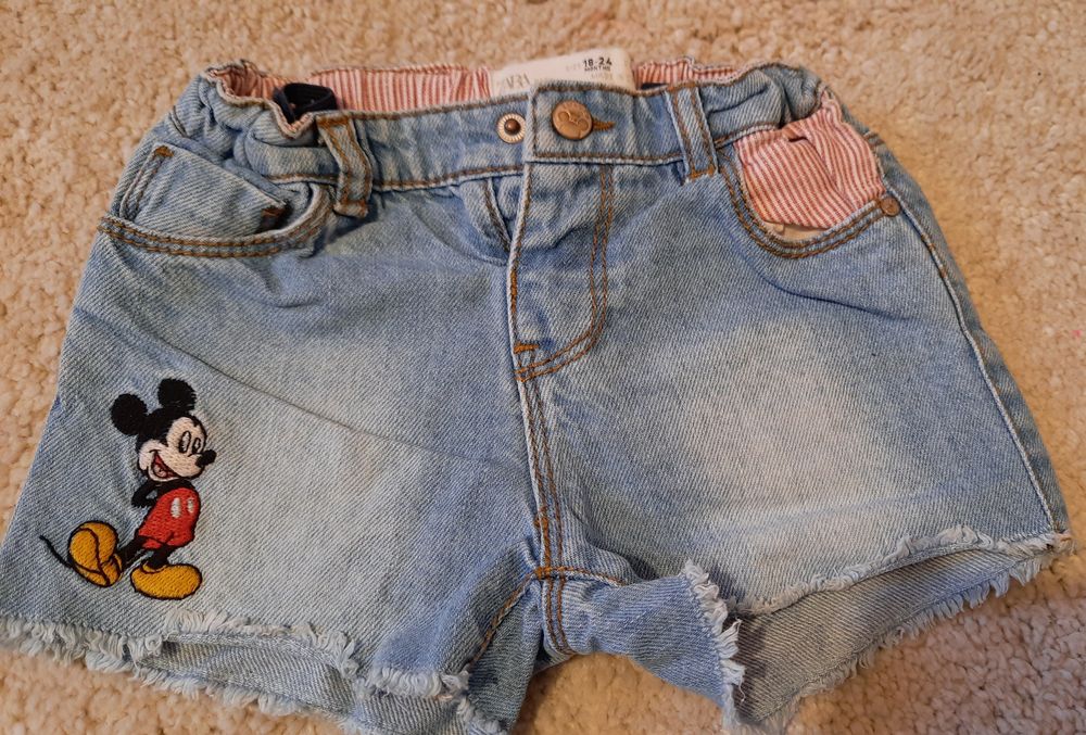 Spodenki jeansowe Zara rozmiar 92