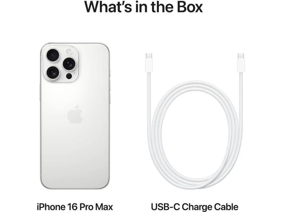 IPHONE 16 PRO MAX 1TB ( Titânio Branco)