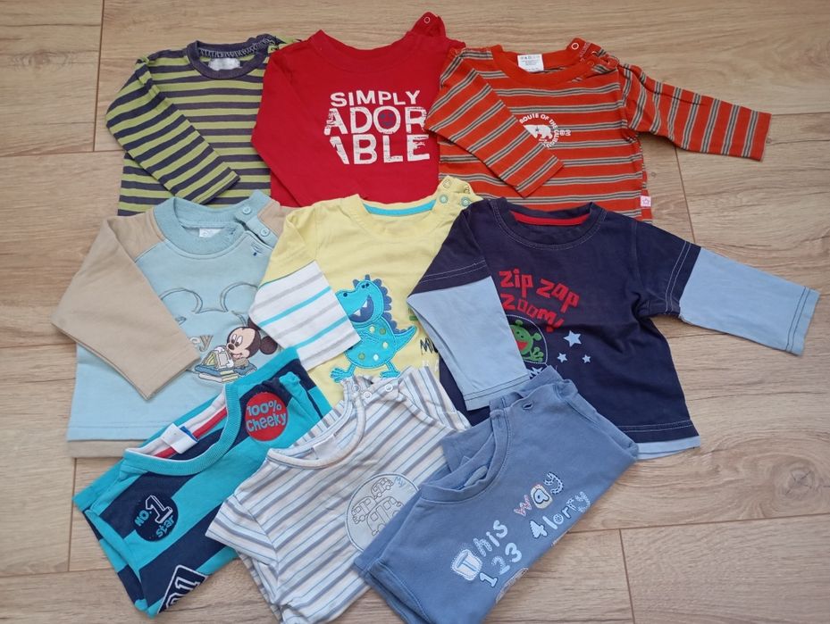 Bluzki z długim rękawem 68-74