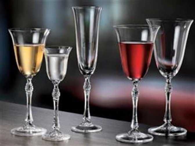 CRISTAL DA BOHÉMIA *NOVO* Elegante  Serviço 61 pçs Parus