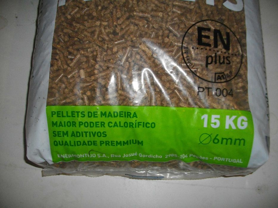 10 sacos pellets de 15 kg (150 kg), Green Power, 60€