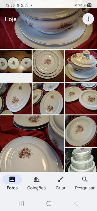 Serviço de Jantar Vista Alegre, modelo Porcelana Real