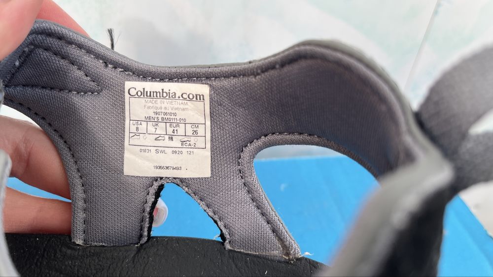 Босоніжки, сандалі columbia 41, 26см