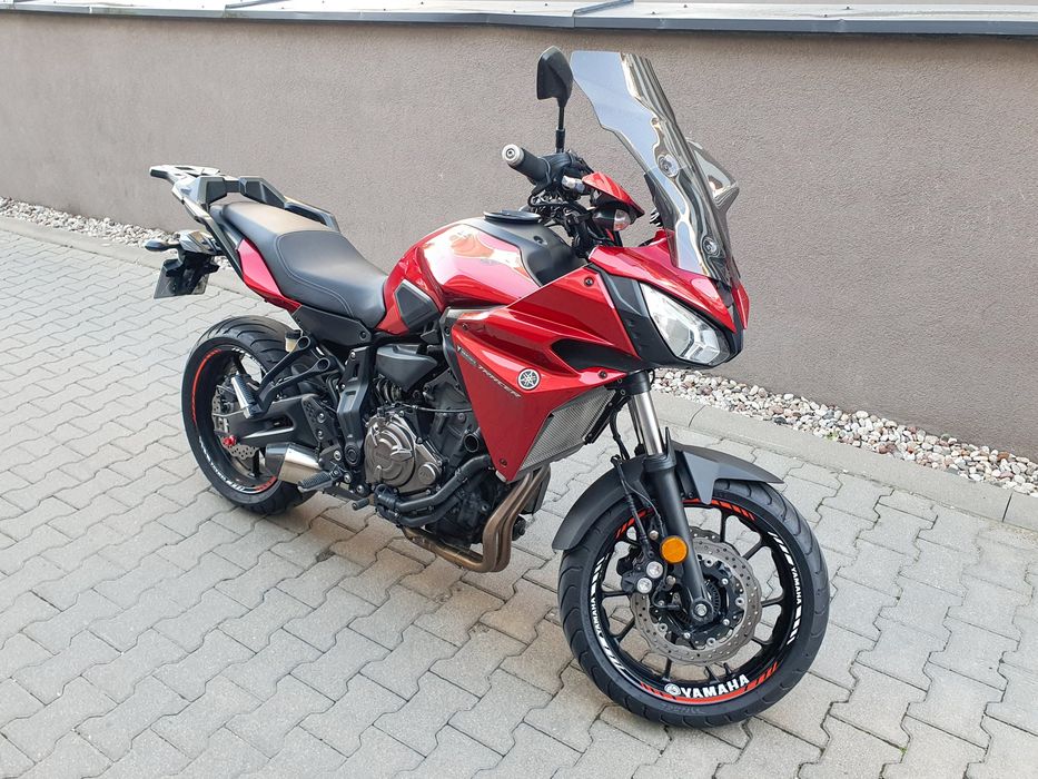 Yamaha Tracer 7 700 MT-07 -ABS, kufer, grzane manetki, stelaż, szyba