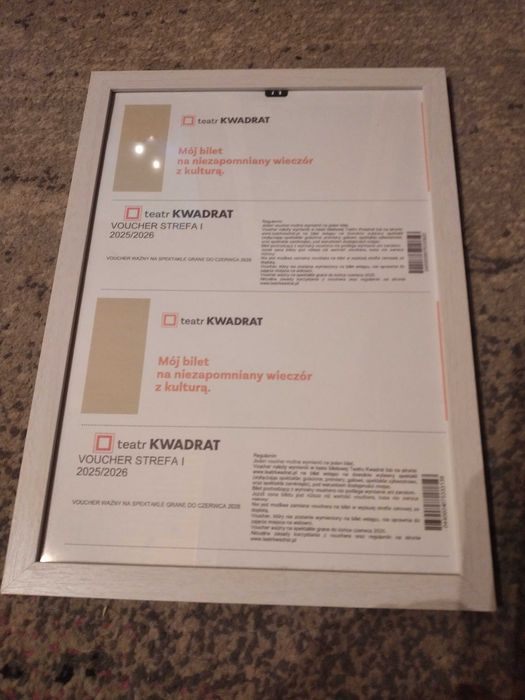 Voucher Strefa I Teatr Kwadrat