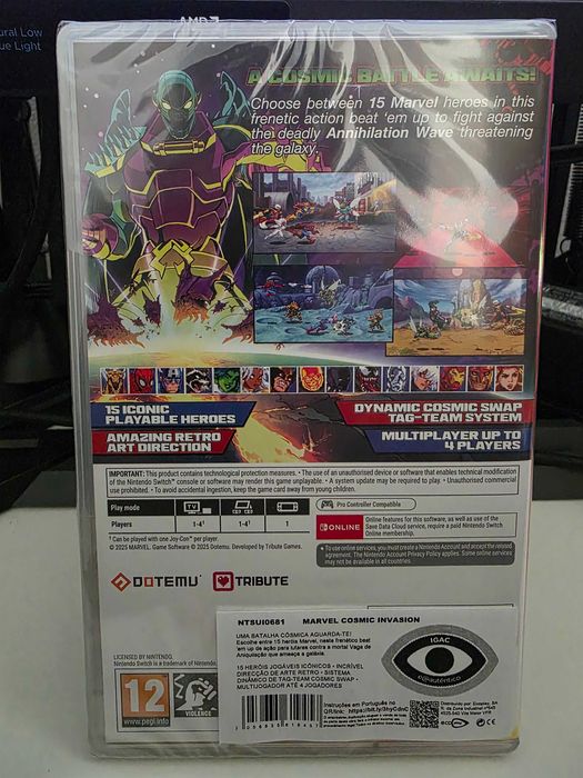 Jogo  Marvel Cosmic Invasion Nintendo Switch