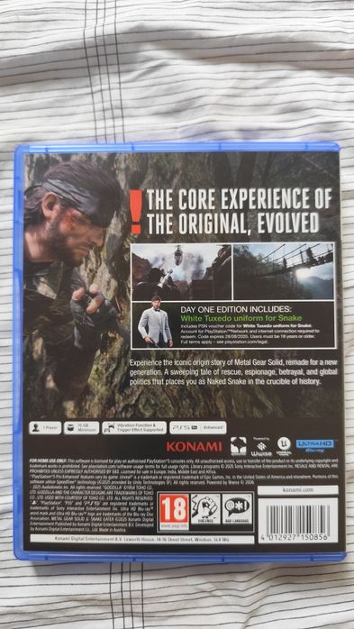 Jogo PS5 Metal Gear Solid Delta (Snake Eater)