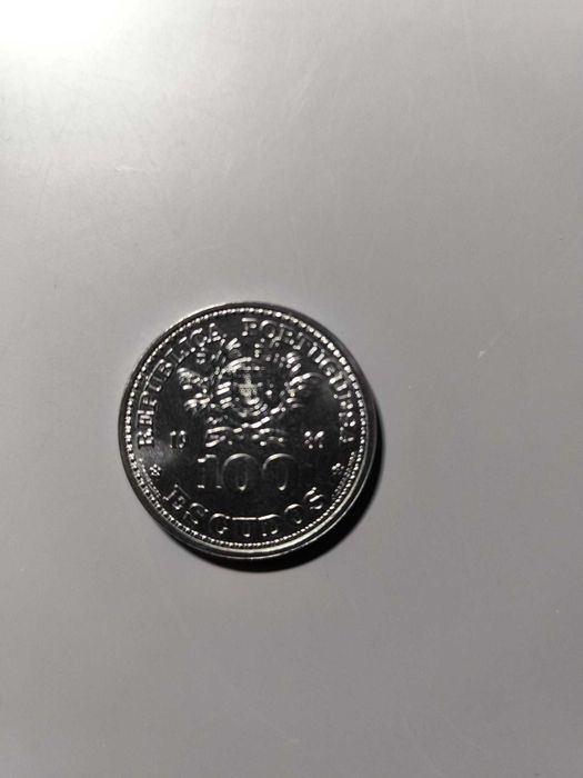 Moeda 100 Escudos  1986 – XIII Mundial de Futebol México