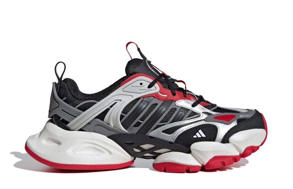 Жіночі кросівки Adidas Vento XLG Deluxe Black Grey Red чорні червоні легкі повсякденні стильні адіас