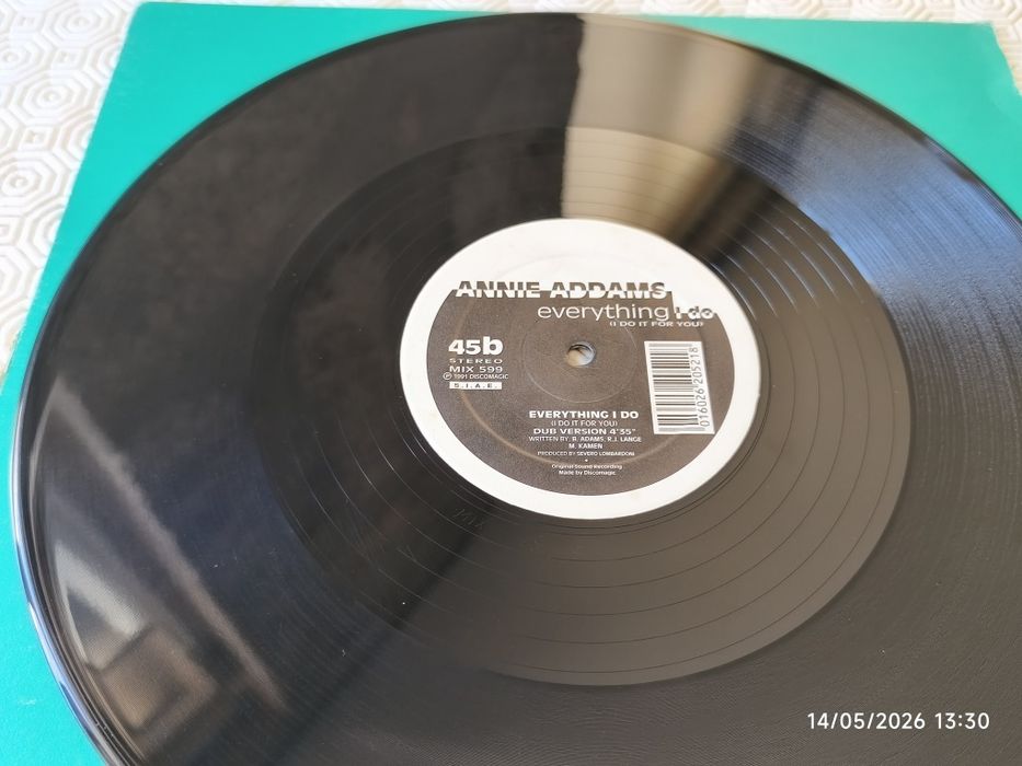 Annie Addams - Everything I Do (I Do It For You) 12" Vinil