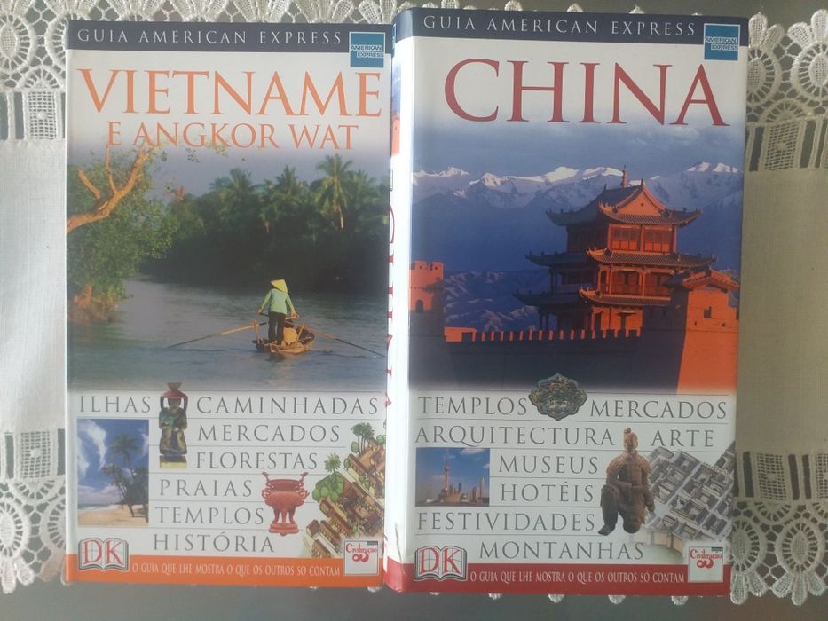 Guias Am.Express,CHINA,VIETNAME,N.IORQUE,Espanha,Canadá,Áustria, Méxic