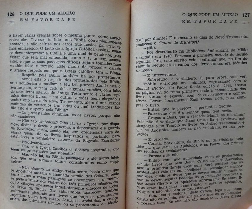 O Que Pode Um Aldeão em Favor da Fé de Deodato Maria da Silva - Ano Edição 1962