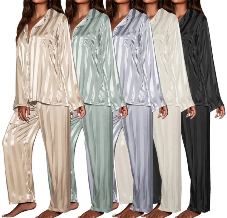 Шикарные Атласные Пижамы женские