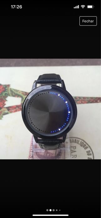 Relogio touch de luz led