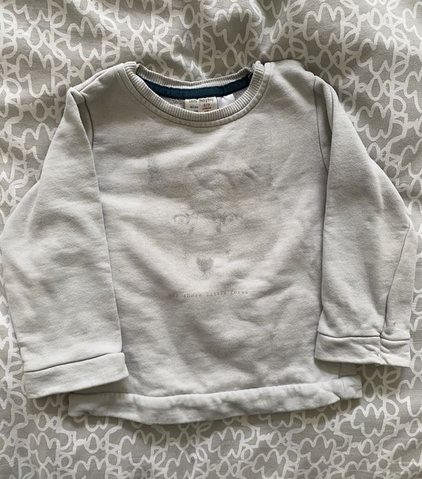 Camisolas sweats ZARA inverno muito quentinhas 12-18M