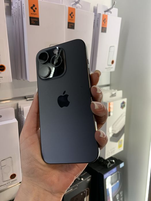 iPhone 15 Pro 128Gb black titanium - АКБ 90%, стан 5. Фізична сім