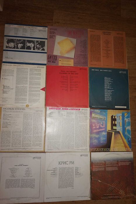 Зарубежный рок. Пластинки. Винил. Deep Purple, Beatles ,Boycott Smokie