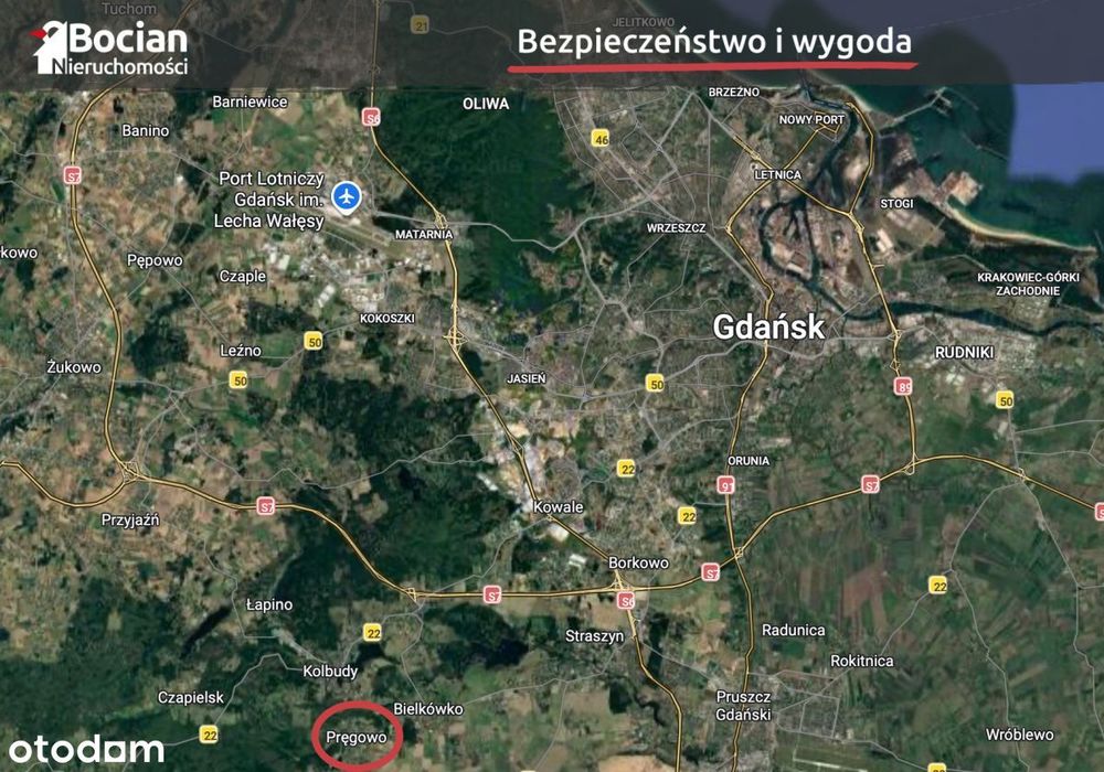 Kompleks płaskich, słonecznych działek w Pręgowie! - Widok 5