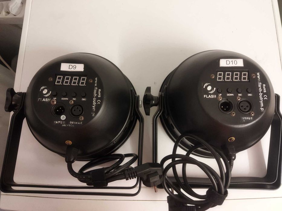 2x Flash-Butrym LED PAR 64 186x10mm RGBW F7000029