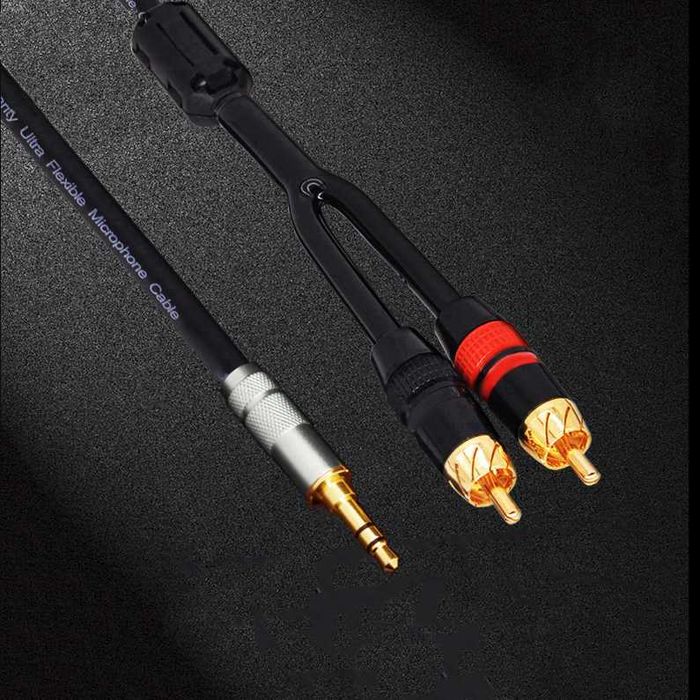 Аудио кабель RCA. Кабель AUX HiFi, 3,5 мм
