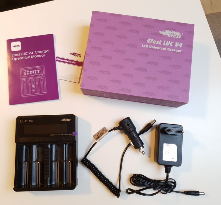 Wielofunkcyjna ładowara Efest LUC V4  LCD