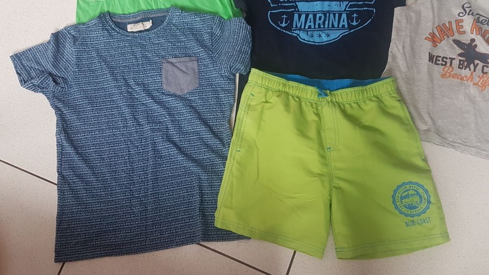 Zestaw ubrań 9 szt 146/152 coccodrillo,h&m,51015