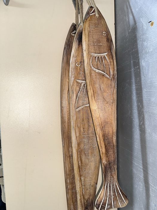 Риба деревяні для декорації в інтерєр