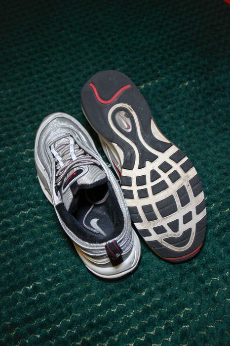 Nike Air Max 97 OG Metallic Silver/ University Red-Black