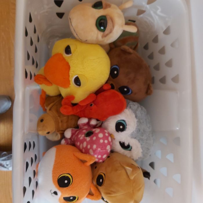 Peluches novos (chita/castor/pato)