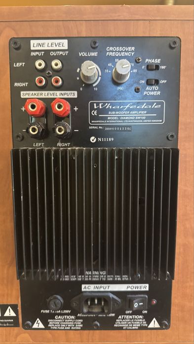 Активний ФІРМОВИЙ сабвуфер Wharfedale Diamond SW150