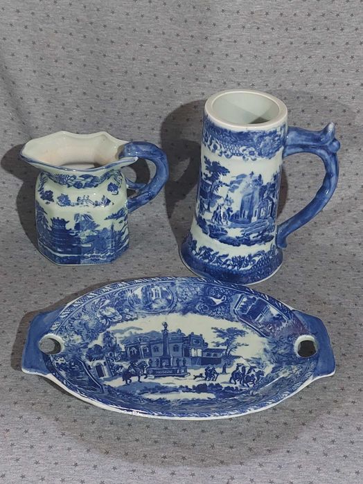 Peças em louça antigas