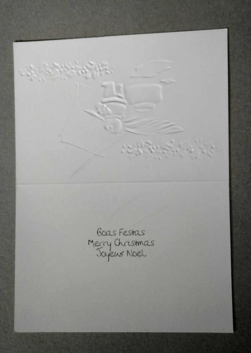 Conjunto de 5 Postais de Natal CTT Antigos