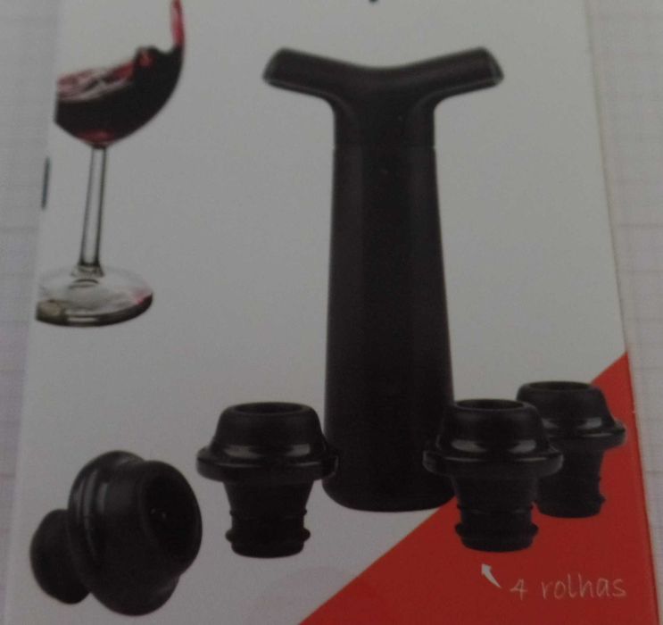 Bomba de Vácuo Manual para Vinho (BOX)