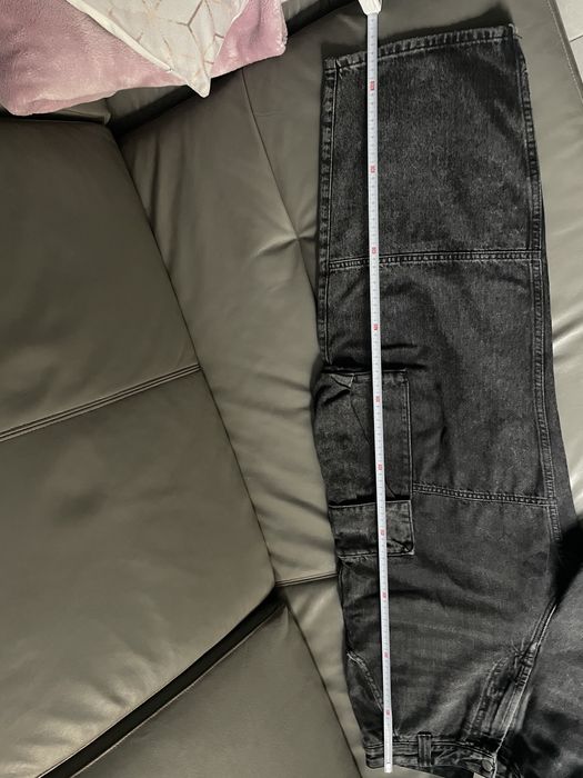 2 szt czarnych męskich spodni jeansy skatepull&bear SWD r. M 38 skater