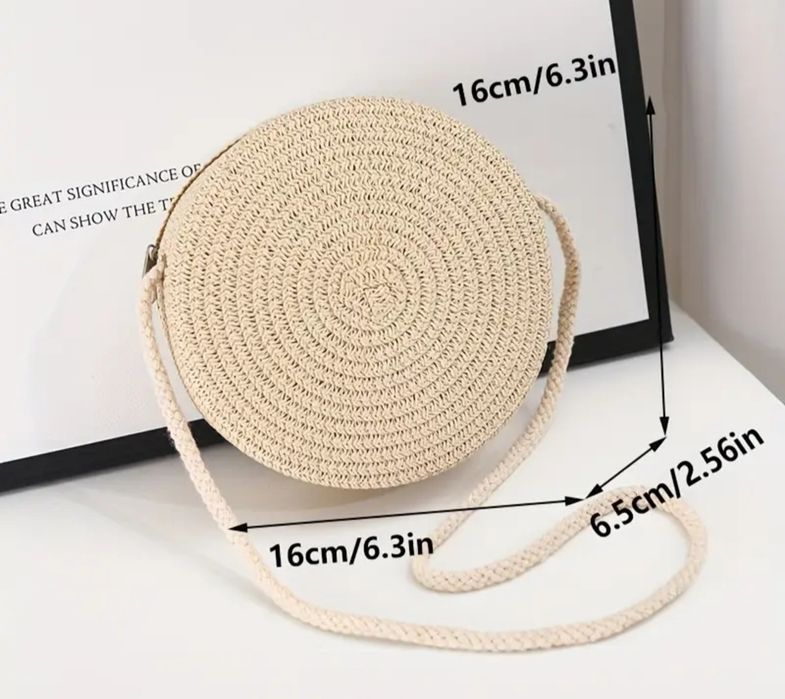 Сумочка плетена жіноча