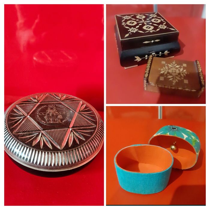 Шкатулки деревянные, ручная работа, пластиковая