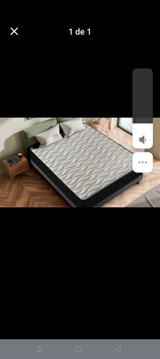 Colchão visco gel massagem
