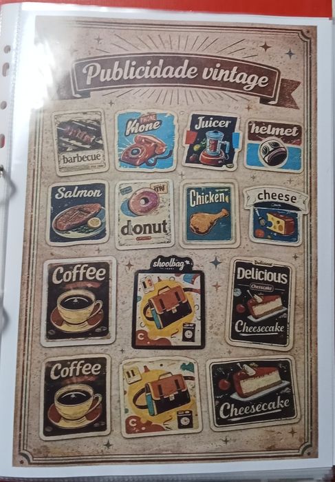 Autocolantes de vários temas