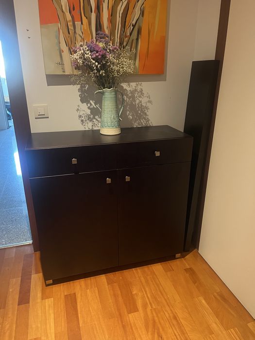 Mobiliario sala estar & jantar [madeira maciça - wengué]