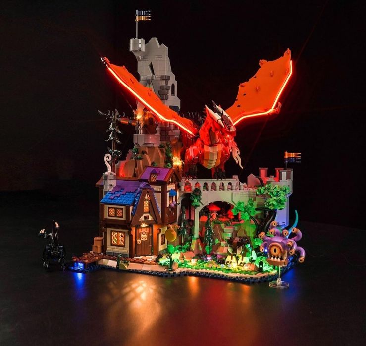 Zestaw Led do Lego Dungeons & Dragons: Red Dragon's Tale