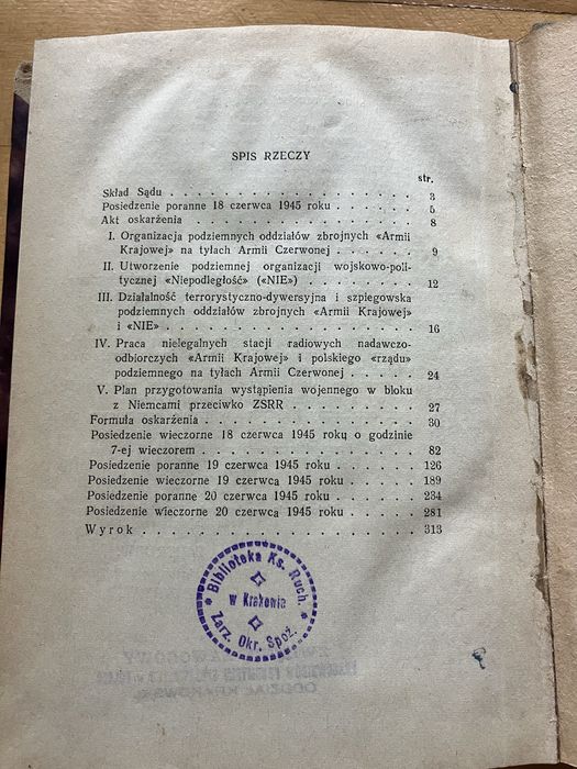 Sprawozdanie Sądowe w sprawie Organizatorów,Kierowników i Uczest…