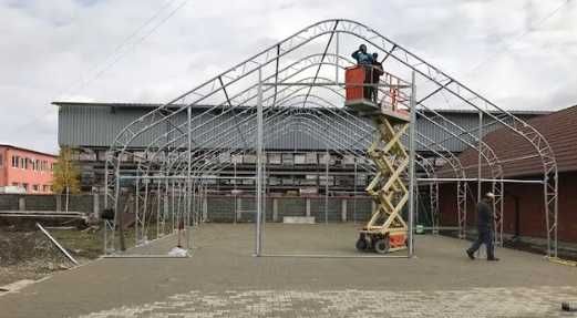 Hala namiotowa 111 m² Gruba plandeka 900g/m2 OD RĘKI WYPRZEDAŻ Bez pozwolenia Możliwy montaż TANIA - Więcej