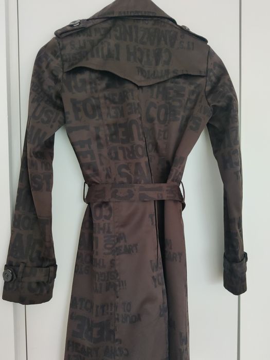 Casaco, gabardina castanha, Desigual, 34