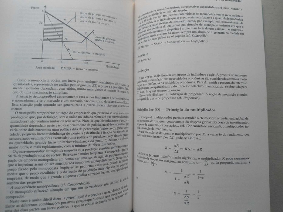Dicionário de Economia por Alain Cotta