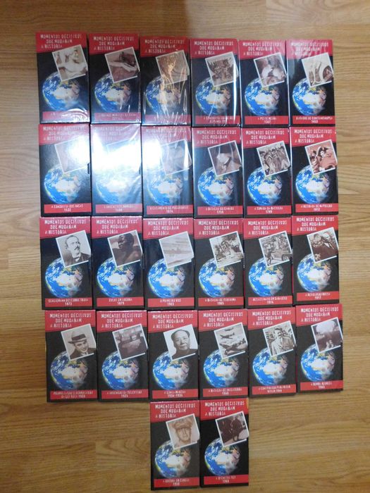 Coleção "Momentos Decisivos que Mudaram a História"  VHS NOVA
