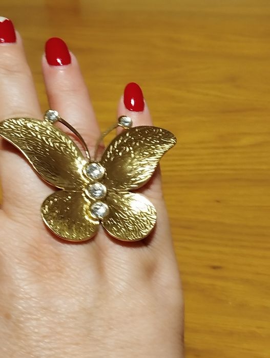 Anel aço inoxidável com zirconias